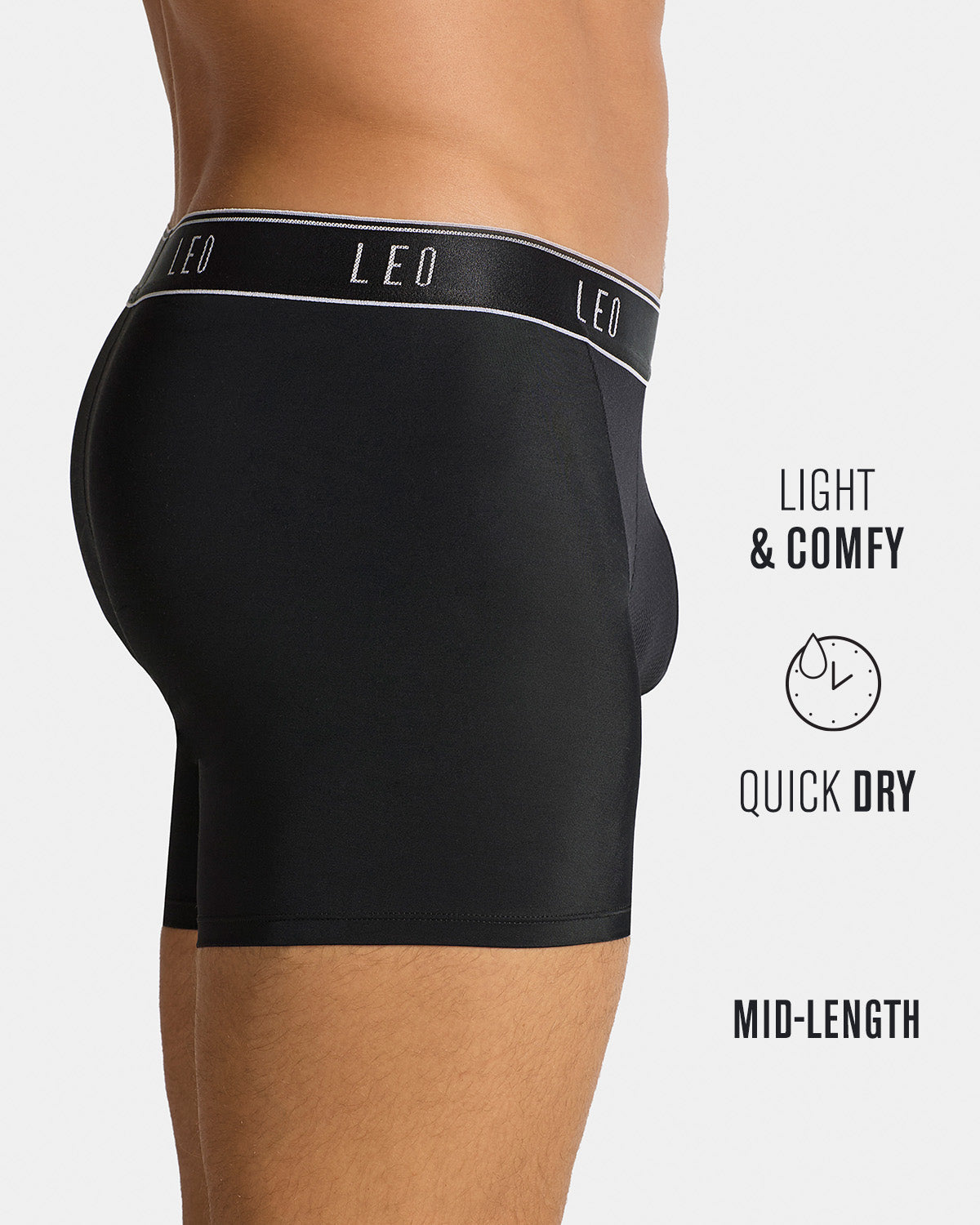 Boxer Brief with Breathable Details and Ergonomic Design