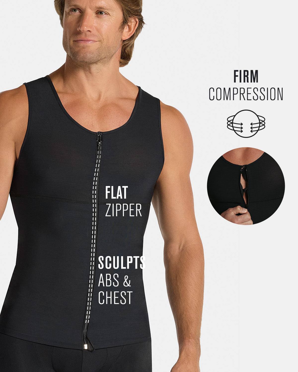 Firm Compression Vest with Back Support