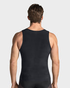 3-Pack of Stretch Cotton Moderate Compression Shaper Tanks with Mesh Cutouts