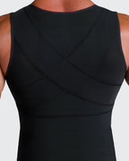 Post-Surgical Compression Vest with Double-Layered Fabric in Abs and Back