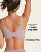 Everyday Bra + Stripe Undetectable Shaper Panty in Rosewood
