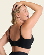 Everyday Bra + Stripe Undetectable Shaper Panty in Black