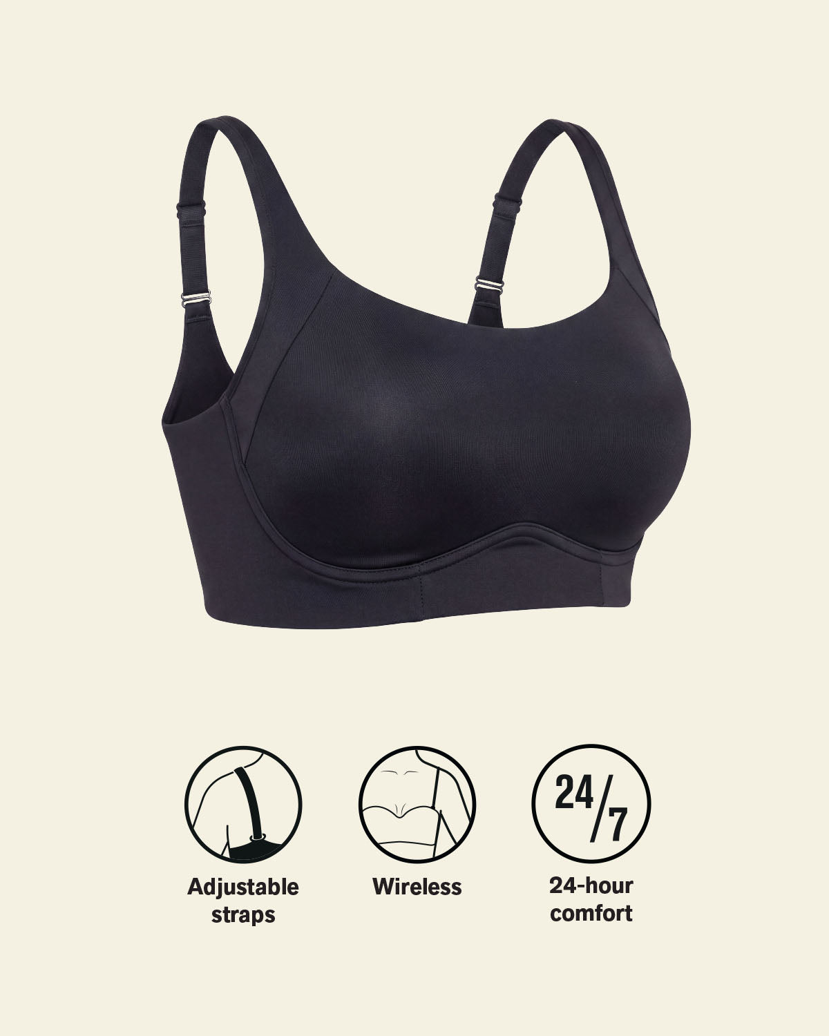 Wireless Support Bra