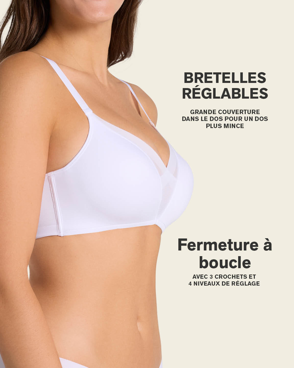 ComfortFit & Truly Undetectable in White
