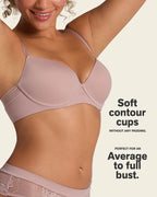 Lightly Lined Underwire T-Shirt Bra
