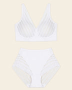 Daily Bra & Stripe Undetectable in White