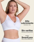 Daily Bra & Stripe Undetectable in White