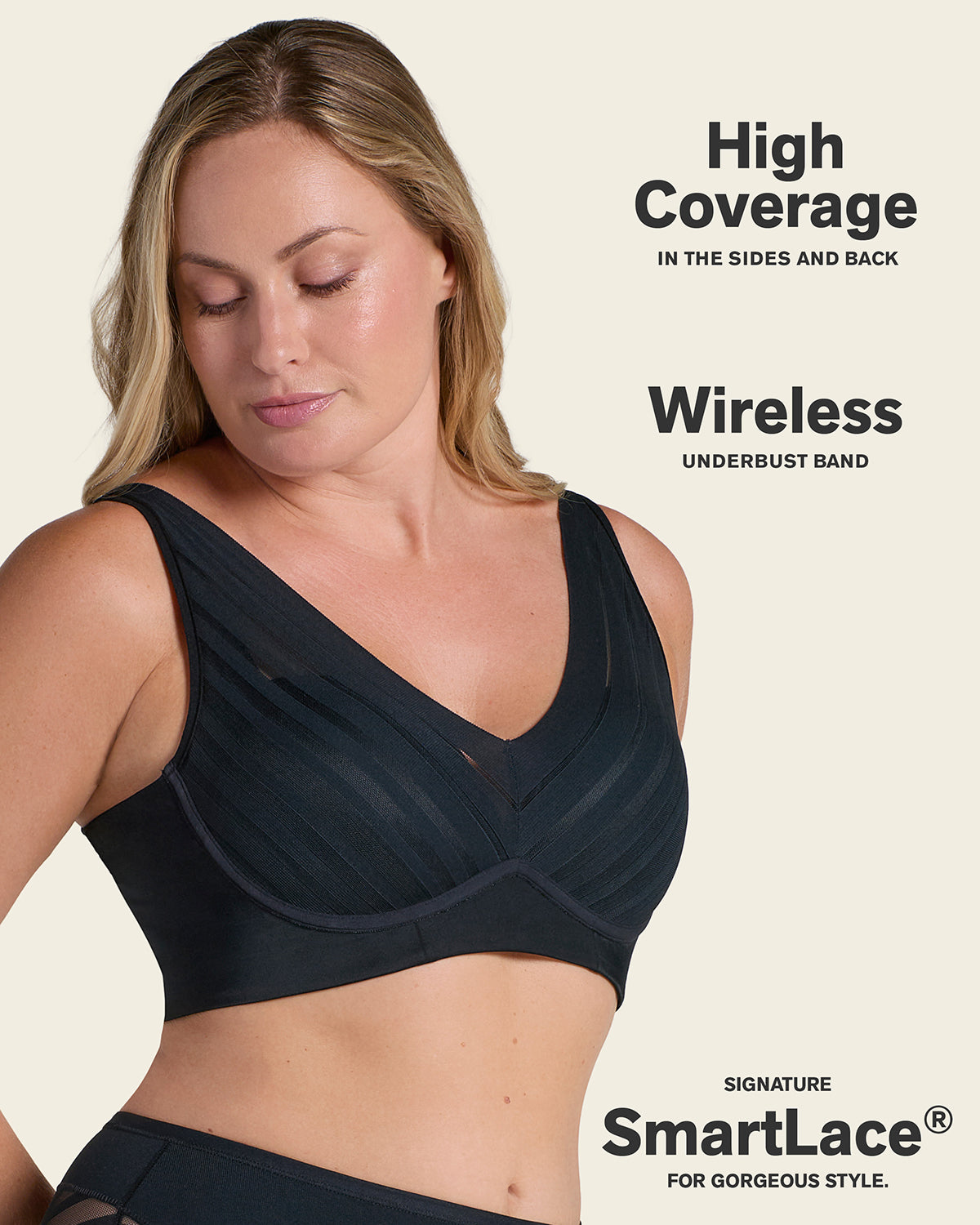 Daily Bra & UltraStripe Undetectable in Black