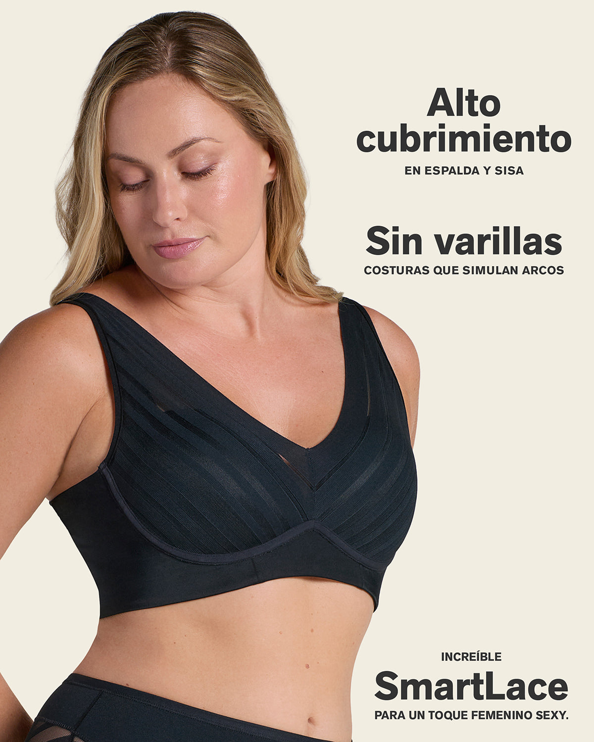 Daily Bra & UltraStripe Undetectable in Black