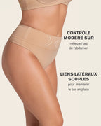 High-Waisted Seamless Moderate Shaper Thong Panty