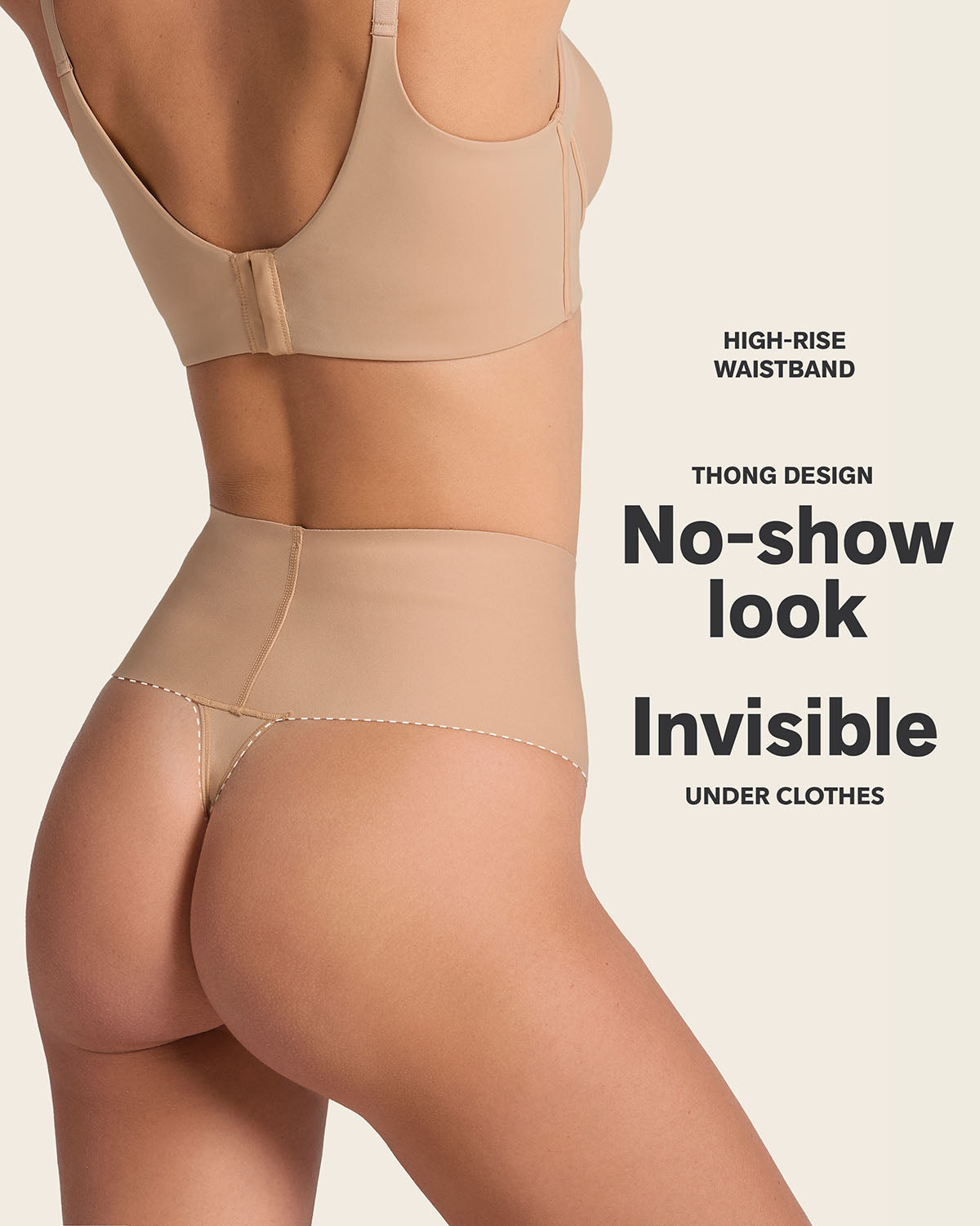 3-Pack High-Tech High-Waisted Sculpting Thongs