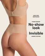 2-Pack FusedContour High-Tech High-Waisted Sculpting Thongs