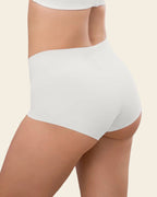 3-Pack Mostly Covered Invisible Microfiber Boyshort Panties