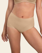 3-Pack Mostly Covered Invisible Microfiber Boyshort Panties