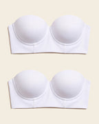 2-Pack Bras 360: Strapless Longline Contouring Bras
