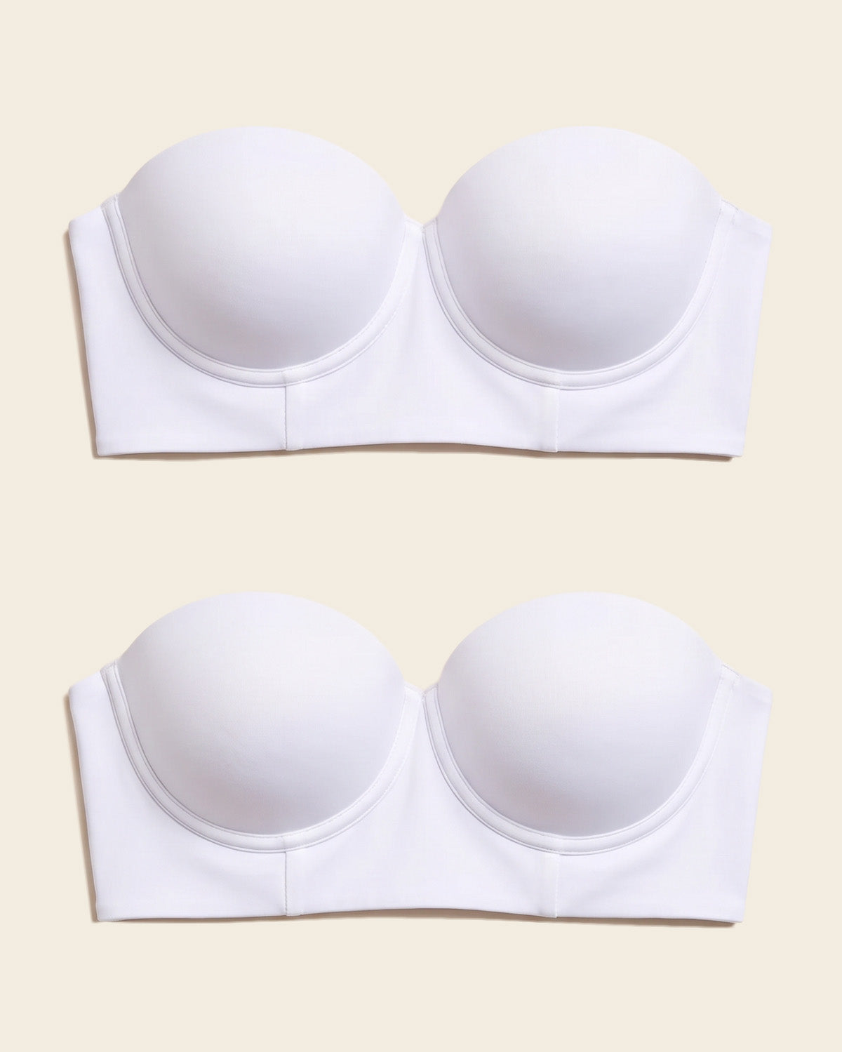 2-Pack Bras 360: Strapless Longline Contouring Bras