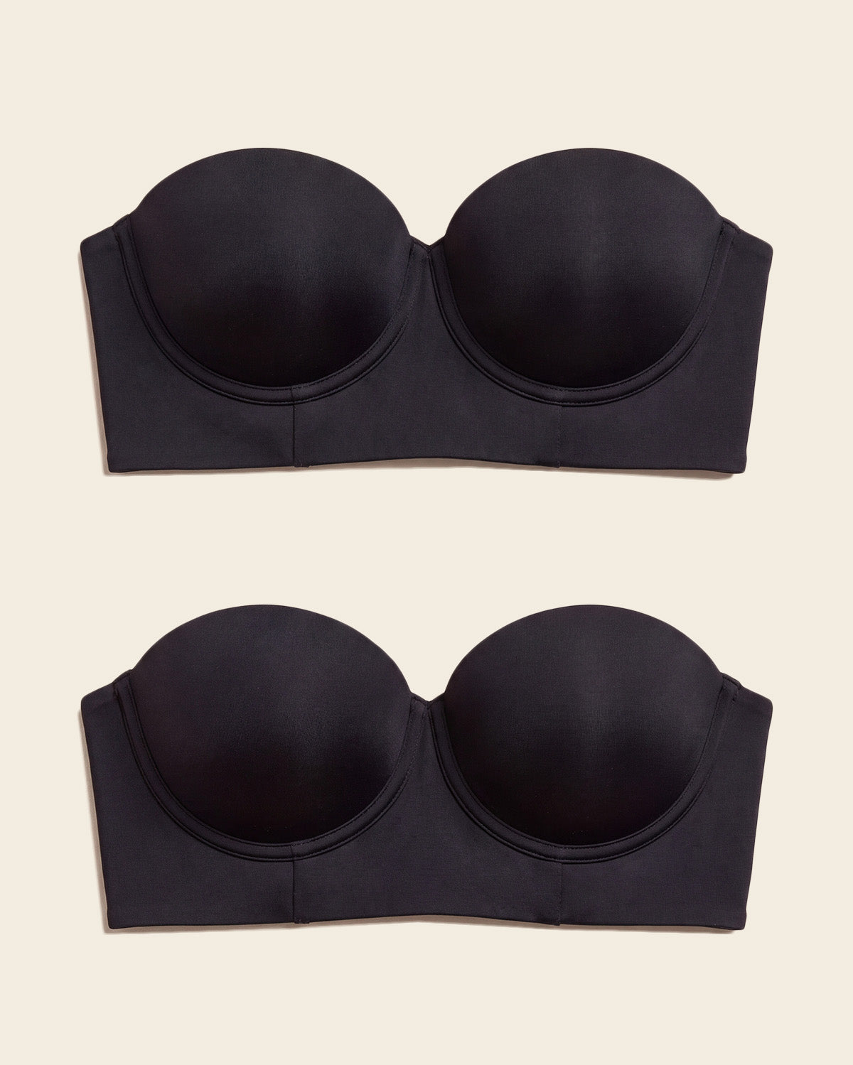 2-Pack Bras 360: Strapless Longline Contouring Bras