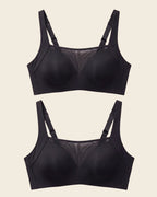 2-Pack Smart Fusion Mesh Front Contouring Bras