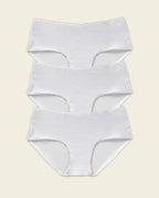 3-Pack No Ride-Up Seamless Hiphugger Panties