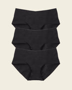 3-Pack No Ride-Up Seamless Hiphugger Panties