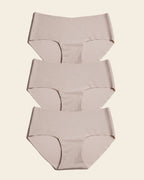3-Pack No Ride-Up Seamless Hiphugger Panties