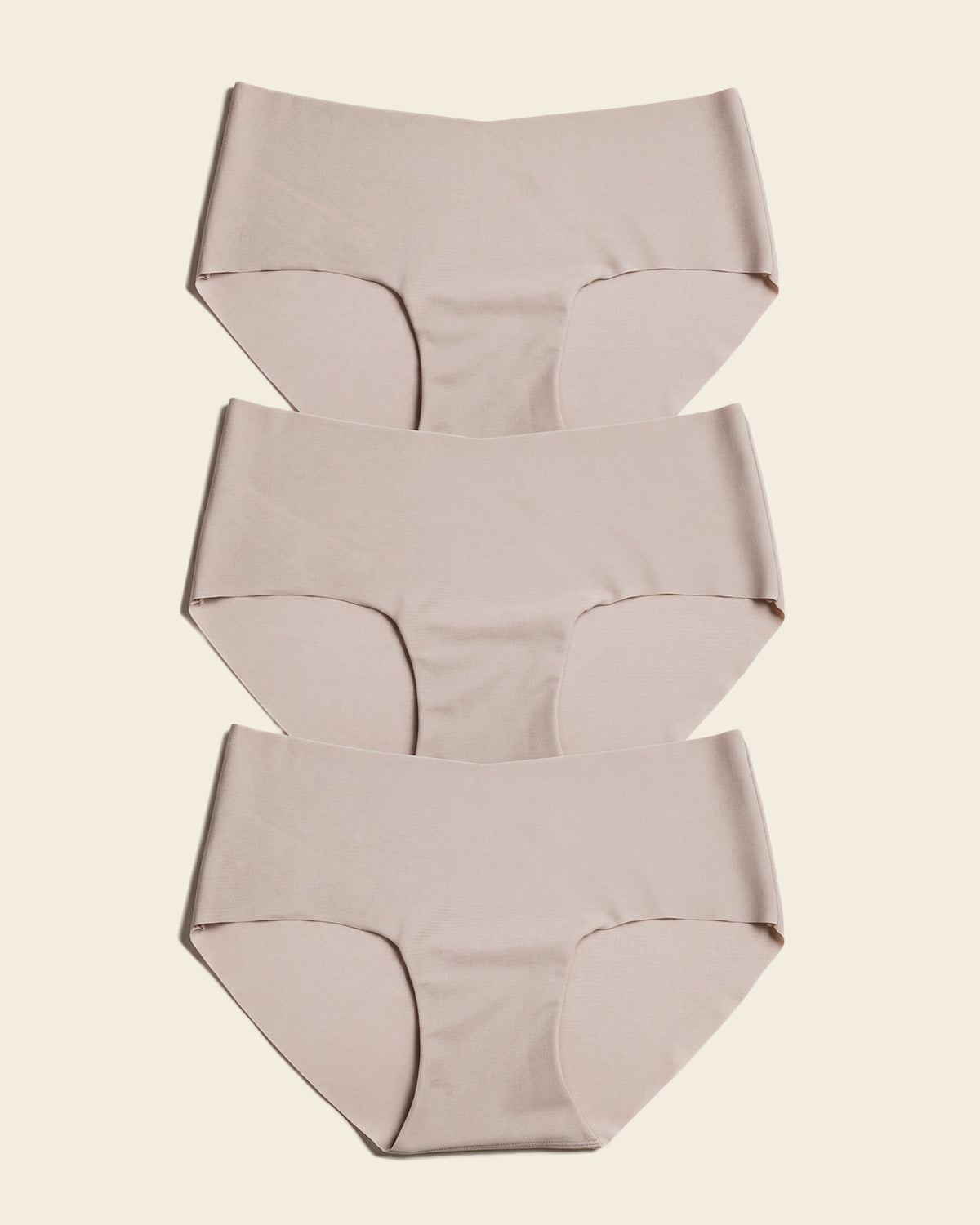 3-Pack No Ride-Up Seamless Hiphugger Panties