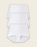 3-Pack Mostly Covered Invisible Microfiber Boyshort Panties