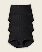 3-Pack Mostly Covered Invisible Microfiber Boyshort Panties