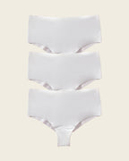 3-Pack Totally Seamless Mid-Rise Microfiber Cheeky Panties