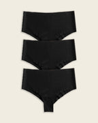 3-Pack Totally Seamless Mid-Rise Microfiber Cheeky Panties