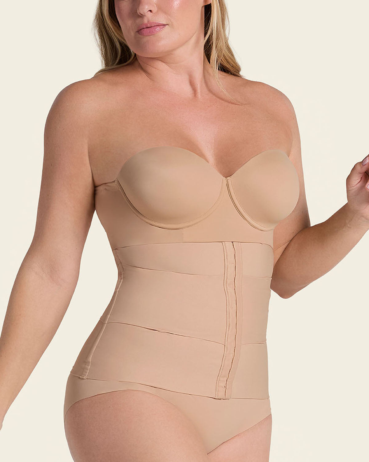 3-Belt Custom Waist Cincher with Lumbar Support