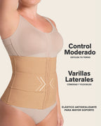 3-Belt Custom Waist Cincher with Lumbar Support