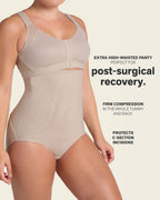 Post-Surgical Velcro Closure Firm Compression Panty