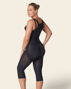 Post-Surgical Calf-Length Girdle, Front Hook-And-Zip Closure